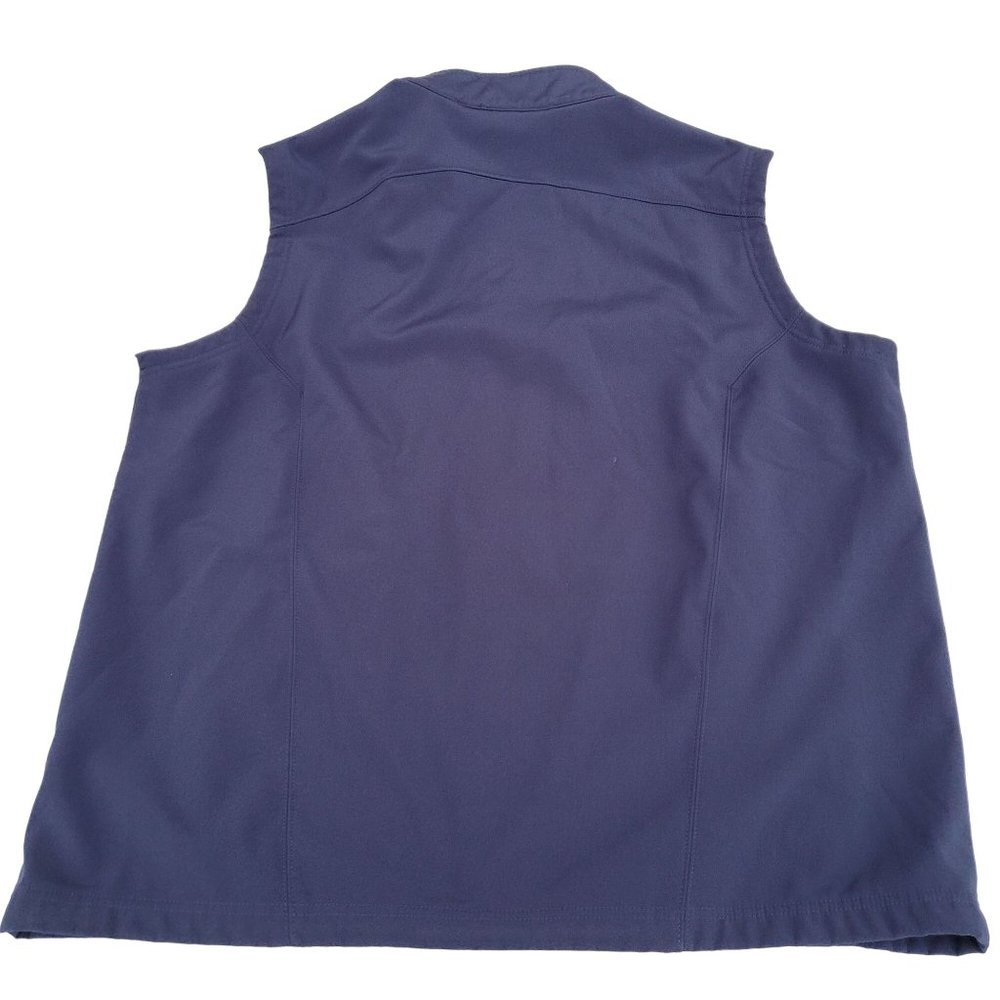 Ducks Unlimited Core 365 Men's XL Blue/Purple Vest With Zipper Pockets KState - Picture 4 of 16